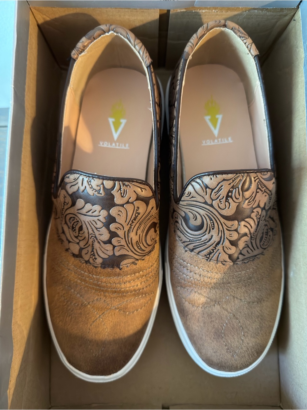 Western Style Slip On Sneakers